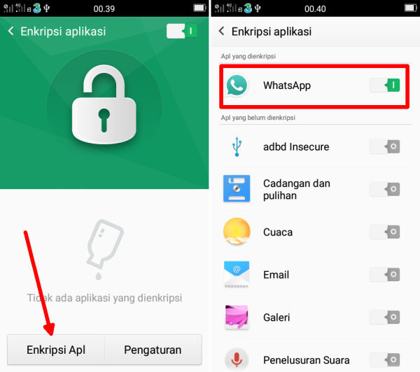 Cara Kunci Aplikasi Whatsapp Dengan Pola Dan Sandi Di Hp Oppo Belajardroid Com