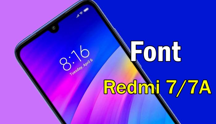 Cara GAnti Font Redmi 7